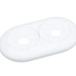 Alpex double rosette 16mm white Pipe Cover