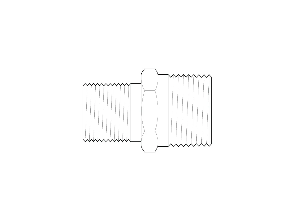 Alpex flat compression coupling for adaptor 1"R - 1¼  G, ½  R-¾  G - Image 5