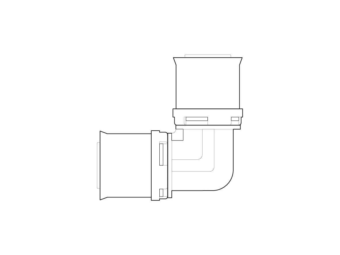 Alpex L elbow 90 Degree 40mm, 50mm, 63mm, 75mm - Image 5