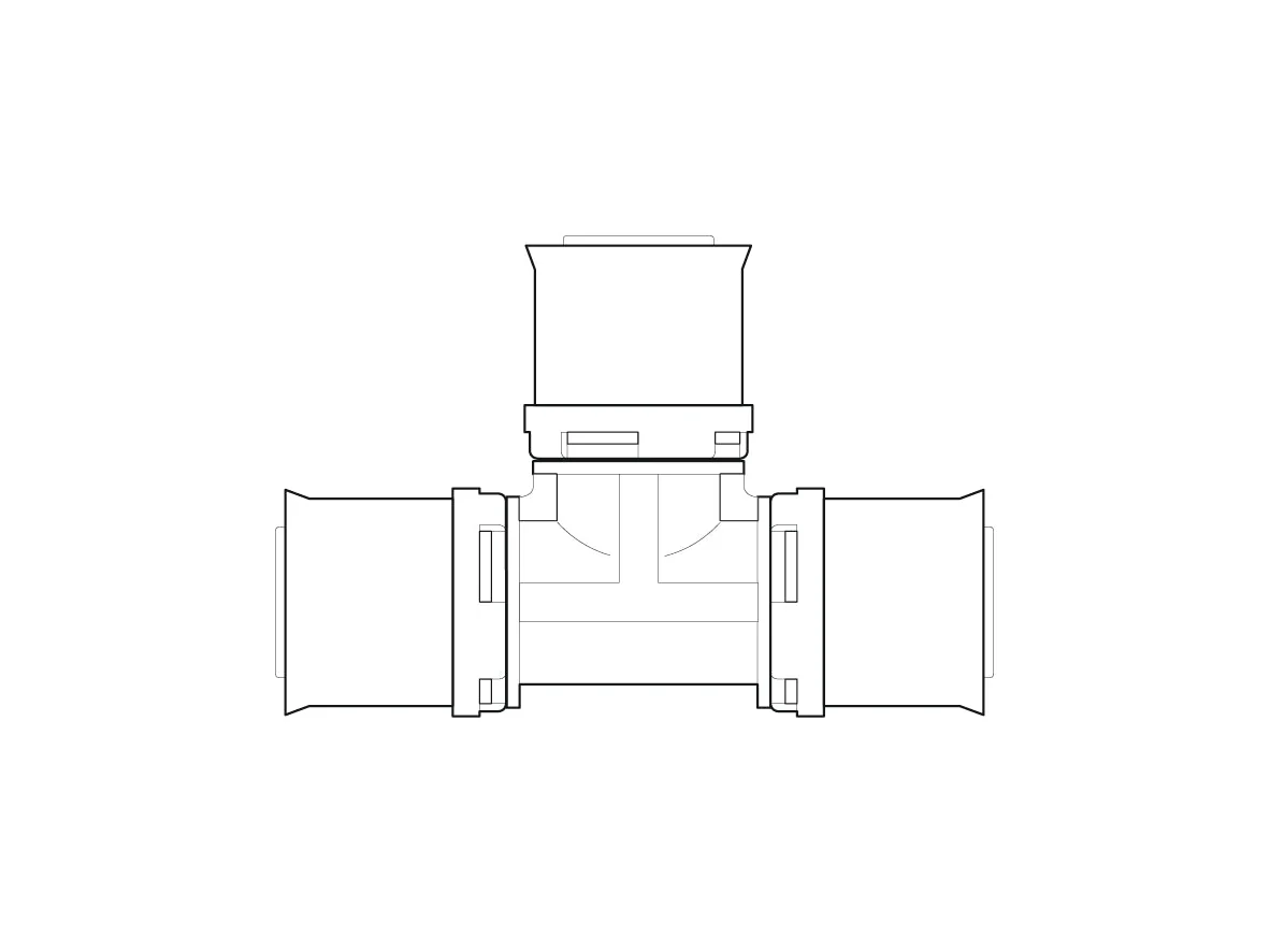 Alpex L PPSU T-piece 20mm, 32mm, 40mm, 50mm,  63mm,  75mm - Image 26