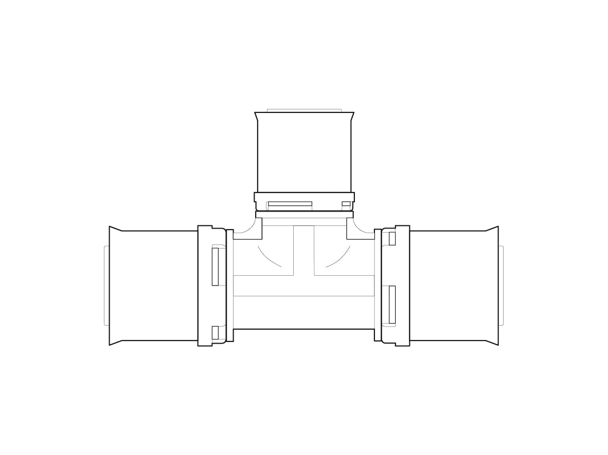 Alpex L PPSU T-piece 20mm, 32mm, 40mm, 50mm,  63mm,  75mm - Image 41