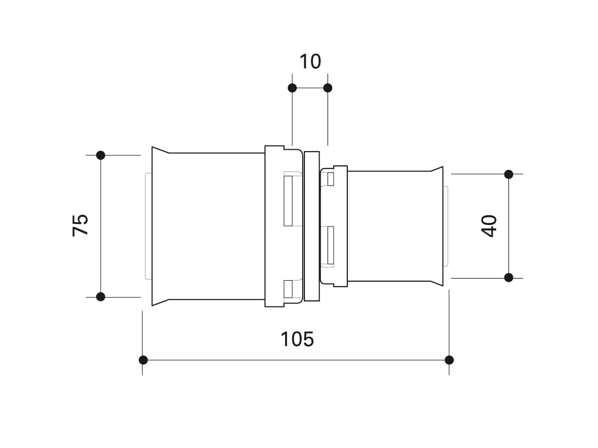 Alpex L Reducing coupling 20mm, 32mm, 40mm, 50mm,  63mm,  75mm - Image 15