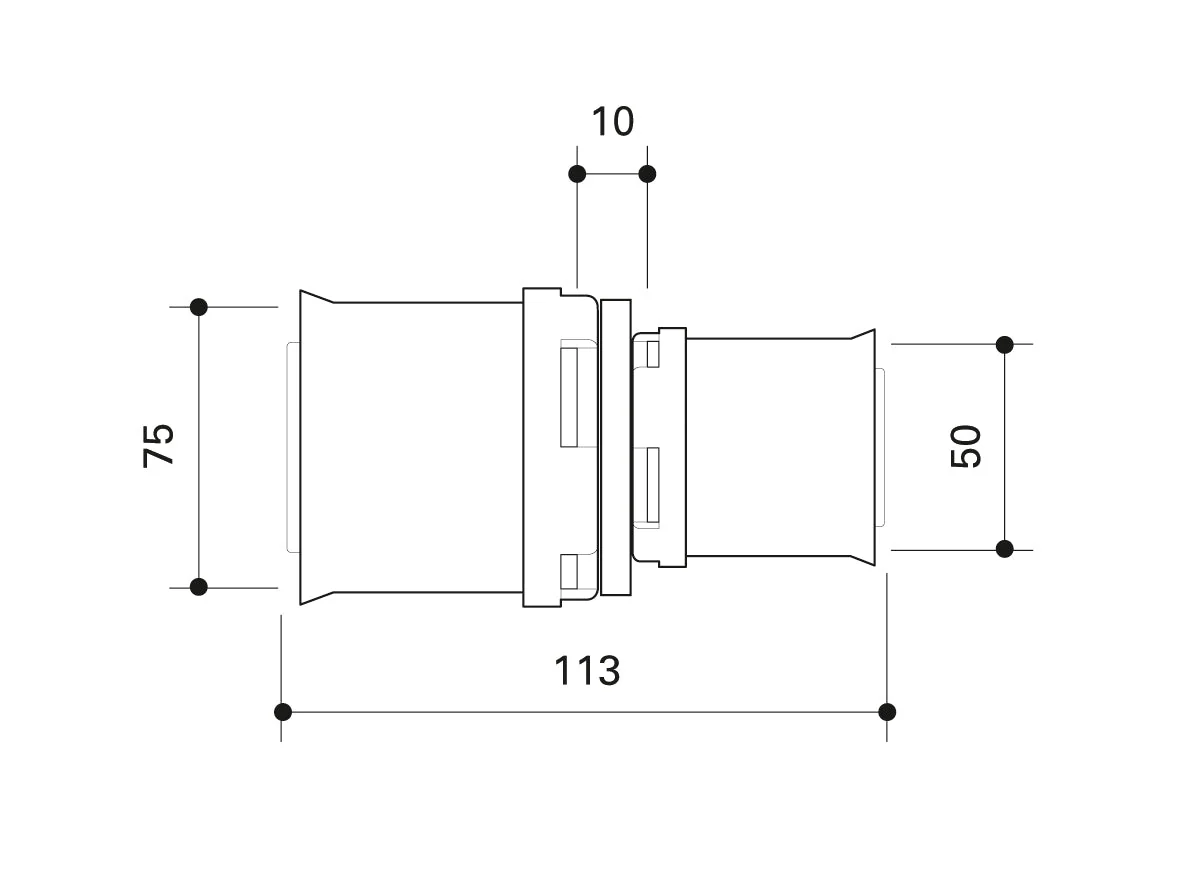 Alpex L Reducing coupling 20mm, 32mm, 40mm, 50mm,  63mm,  75mm - Image 18