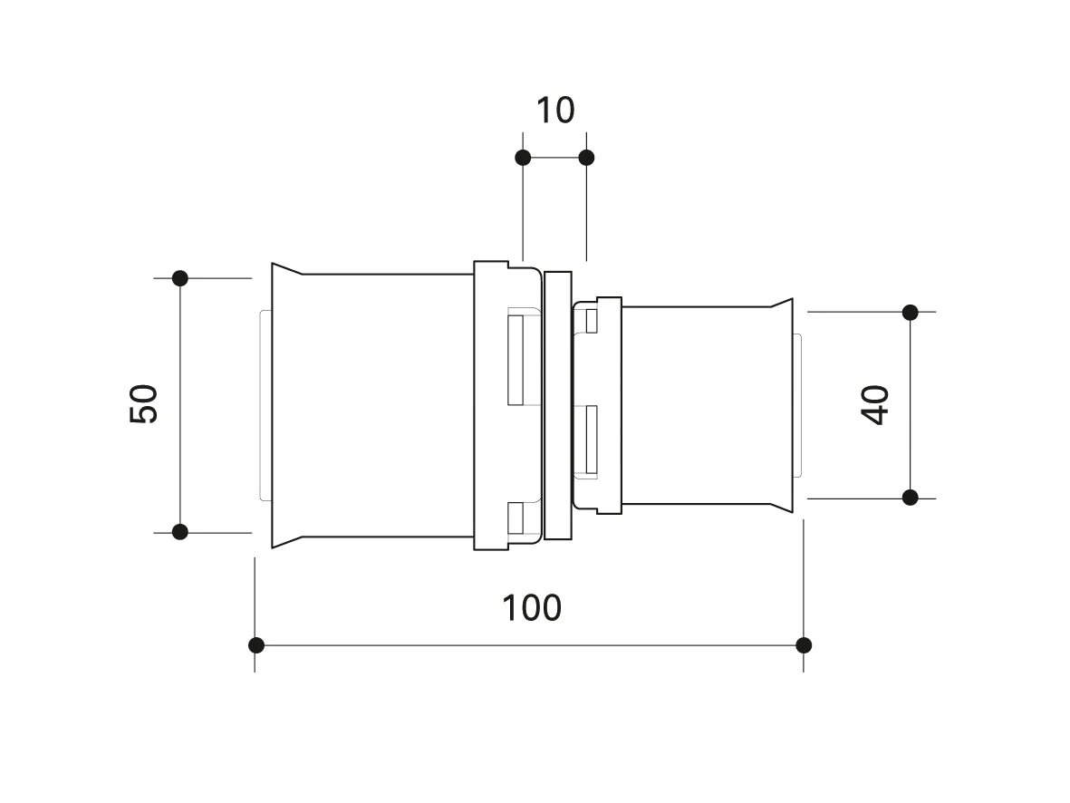 Alpex L Reducing coupling 20mm, 32mm, 40mm, 50mm,  63mm,  75mm - Image 6