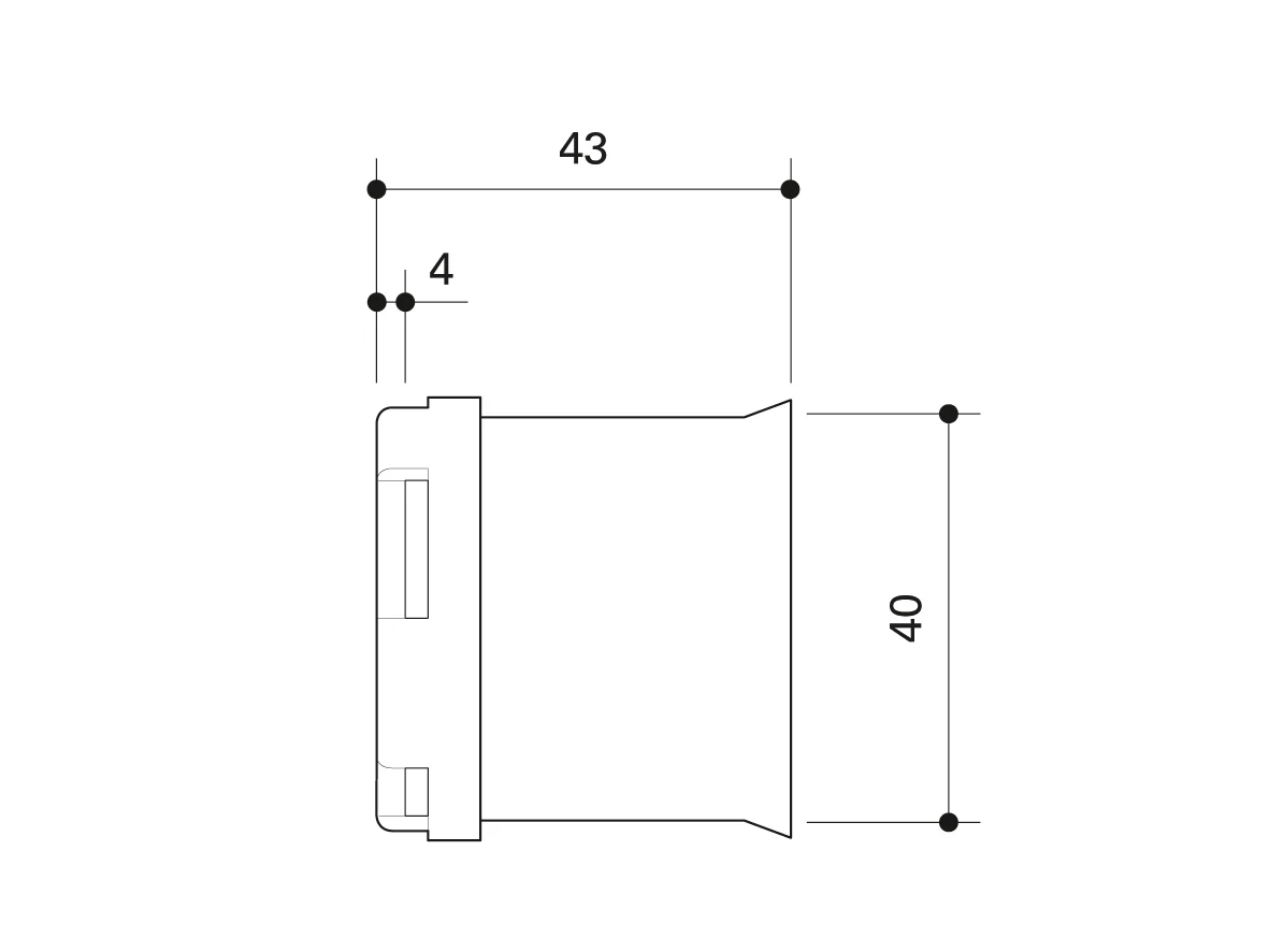 Alpex L Spare compression sleeve 40mm, 50mm,  63mm,  75mm - Image 3