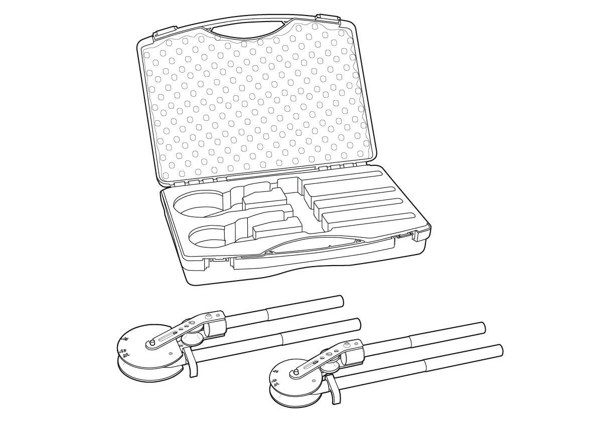 Alpex pipe bender set 2 x Do 16 & 20mm - Image 2