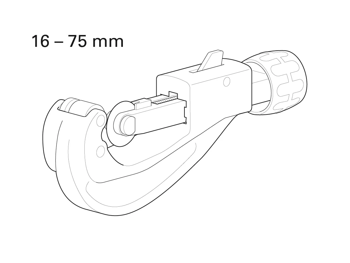 Alpex Tool wheel pipe cutter 14 - 40mm, 75mm - Image 3
