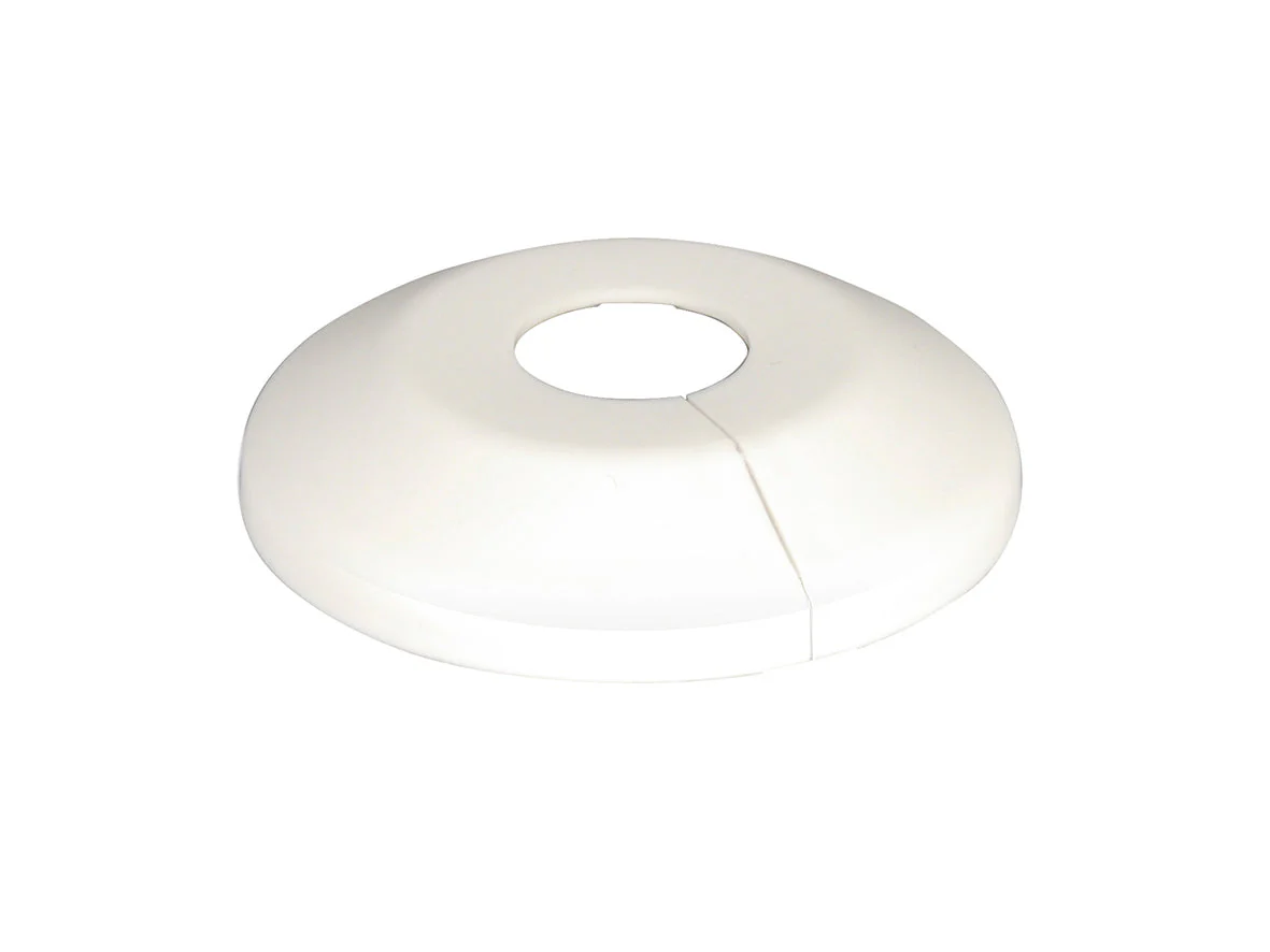 Alpex single rosette 16mm white Pipe Cover