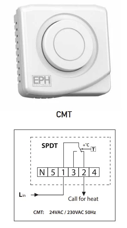 CMT - Mechanical Room Thermostat, Tamperproof - Image 2