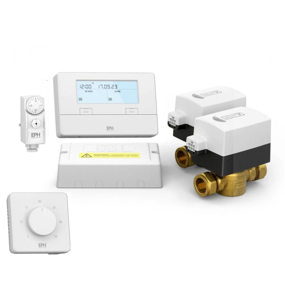 CR2P-221311 - Pack c/w R27-HW, 2 x V222P, CM3, WRP & WC2 - 2 Zone Heating Control Packs - Image 2