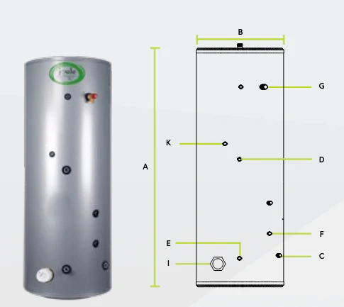 Joule Cyclone Indirect High Gain - Heat Pump Ready Cylinder - Image 3
