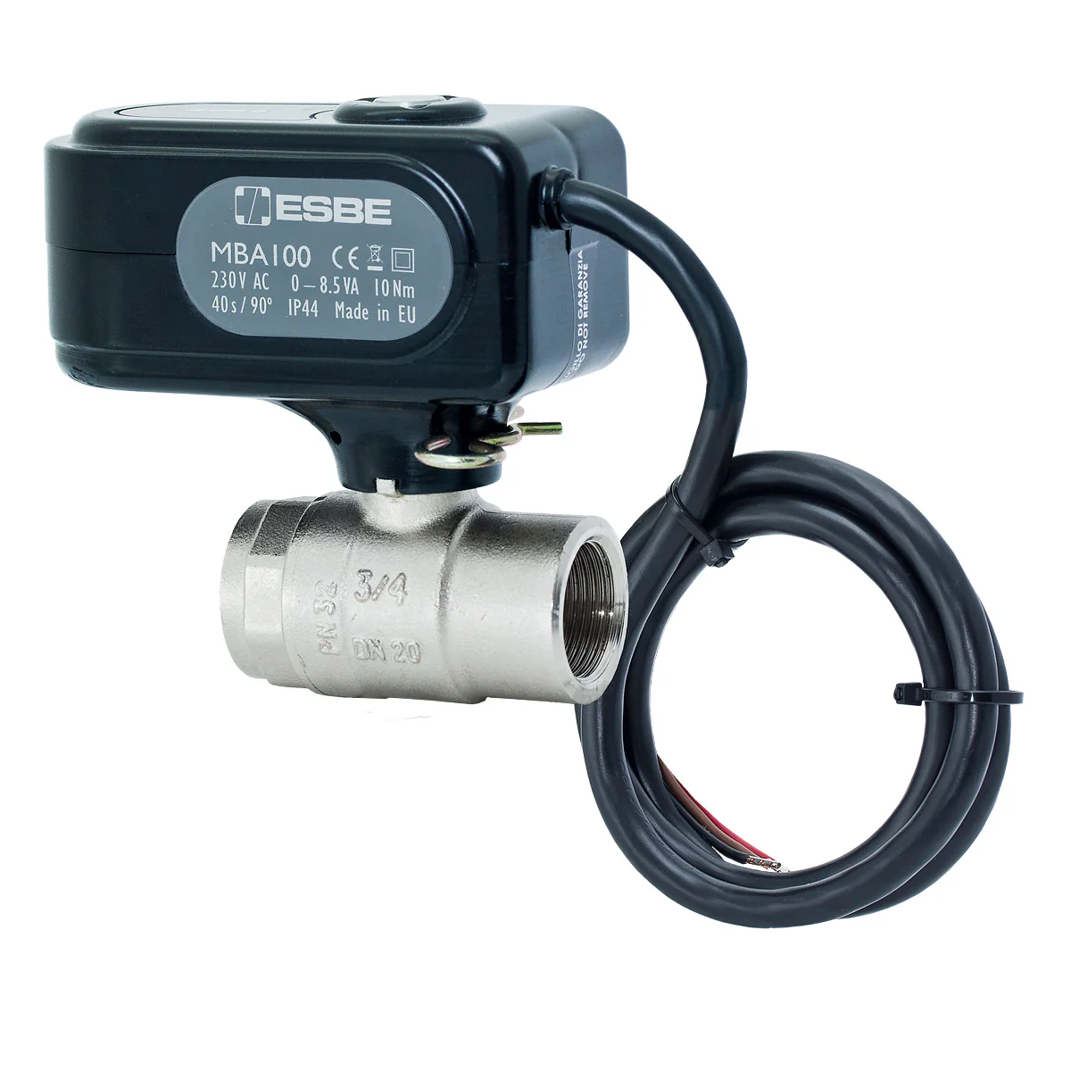 43100100: ESBE MBA121 G3/4" FF 230VAC 2-P 10NM