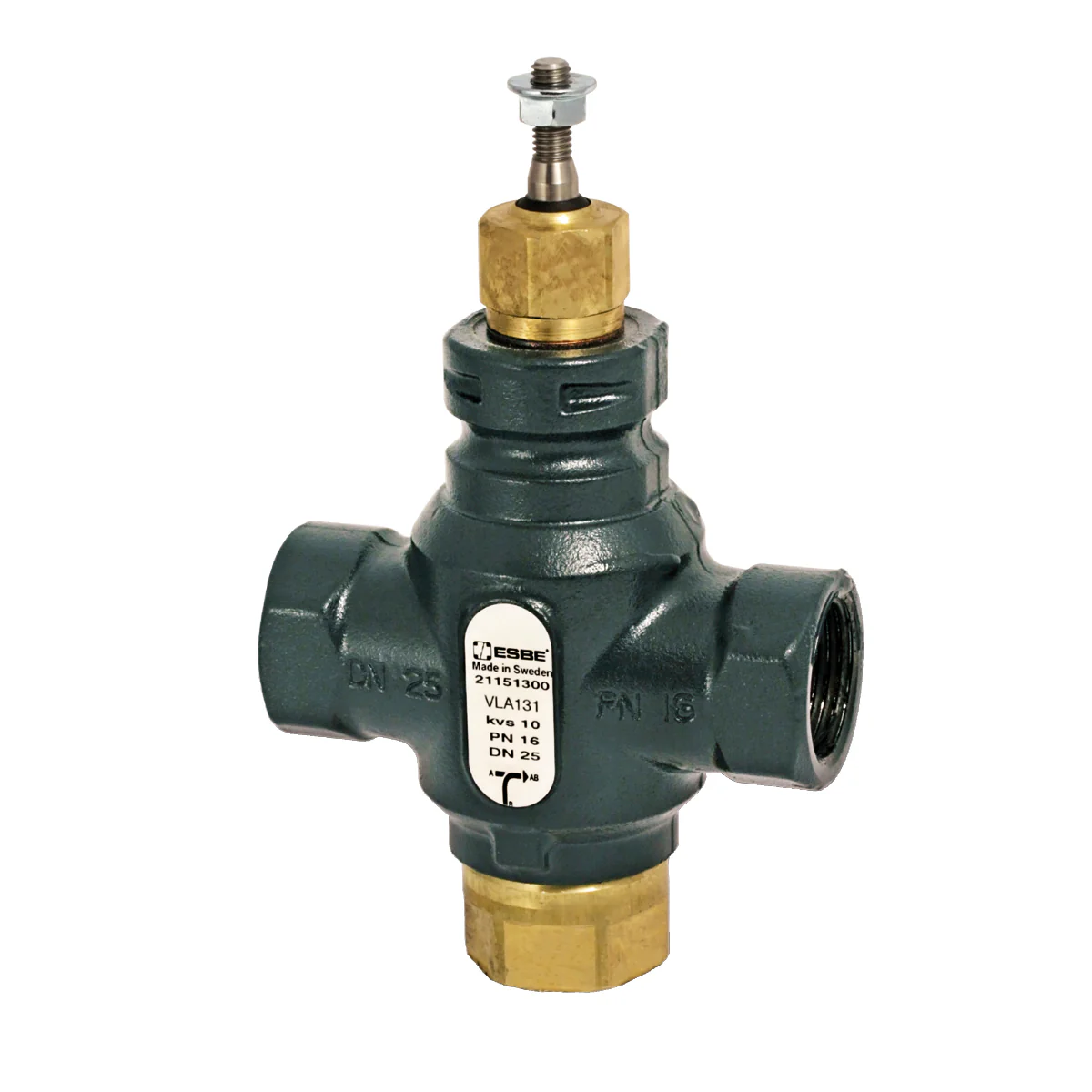 ESBE VLA131, 3-way control valve PN16 RP1