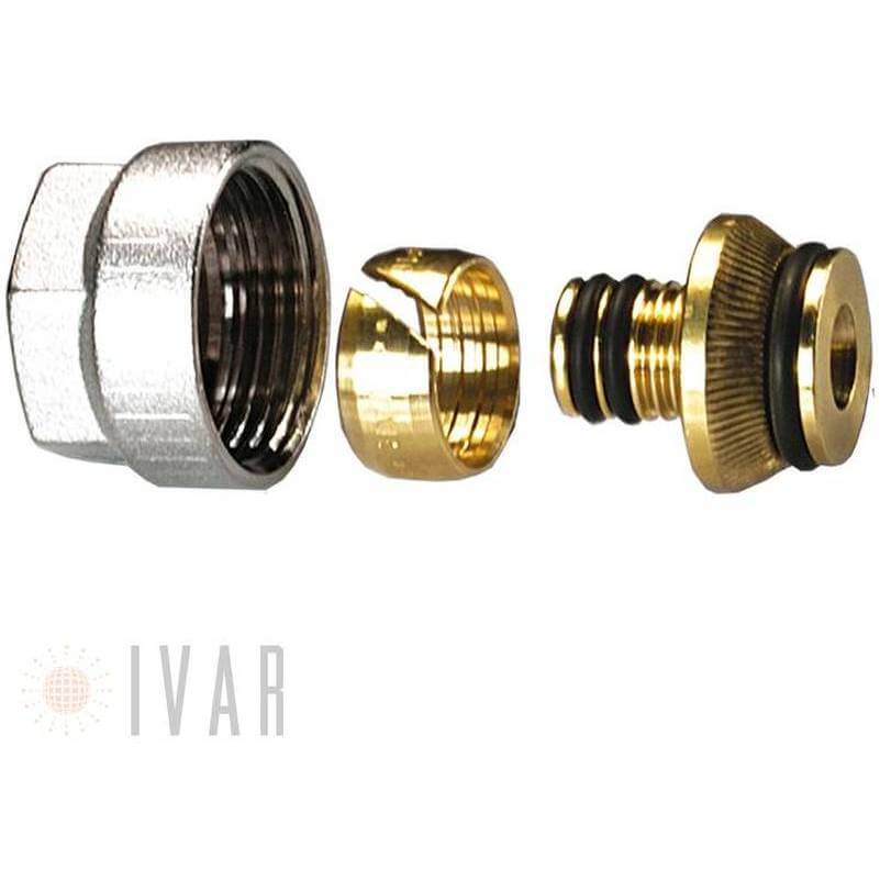 Eurok 15 x 1.5mm ML Pipe Fitting  –  Nut, Olive