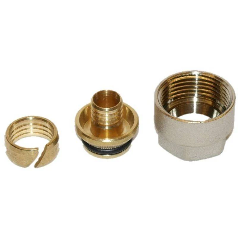 Eurok 15 x 1.7mm PEX Pipe Fitting  –  Nut, Olive & Insert