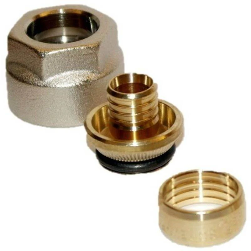 Eurok 16 x 2mm PEX Pipe Fitting  –  Nut, Olive & Insert