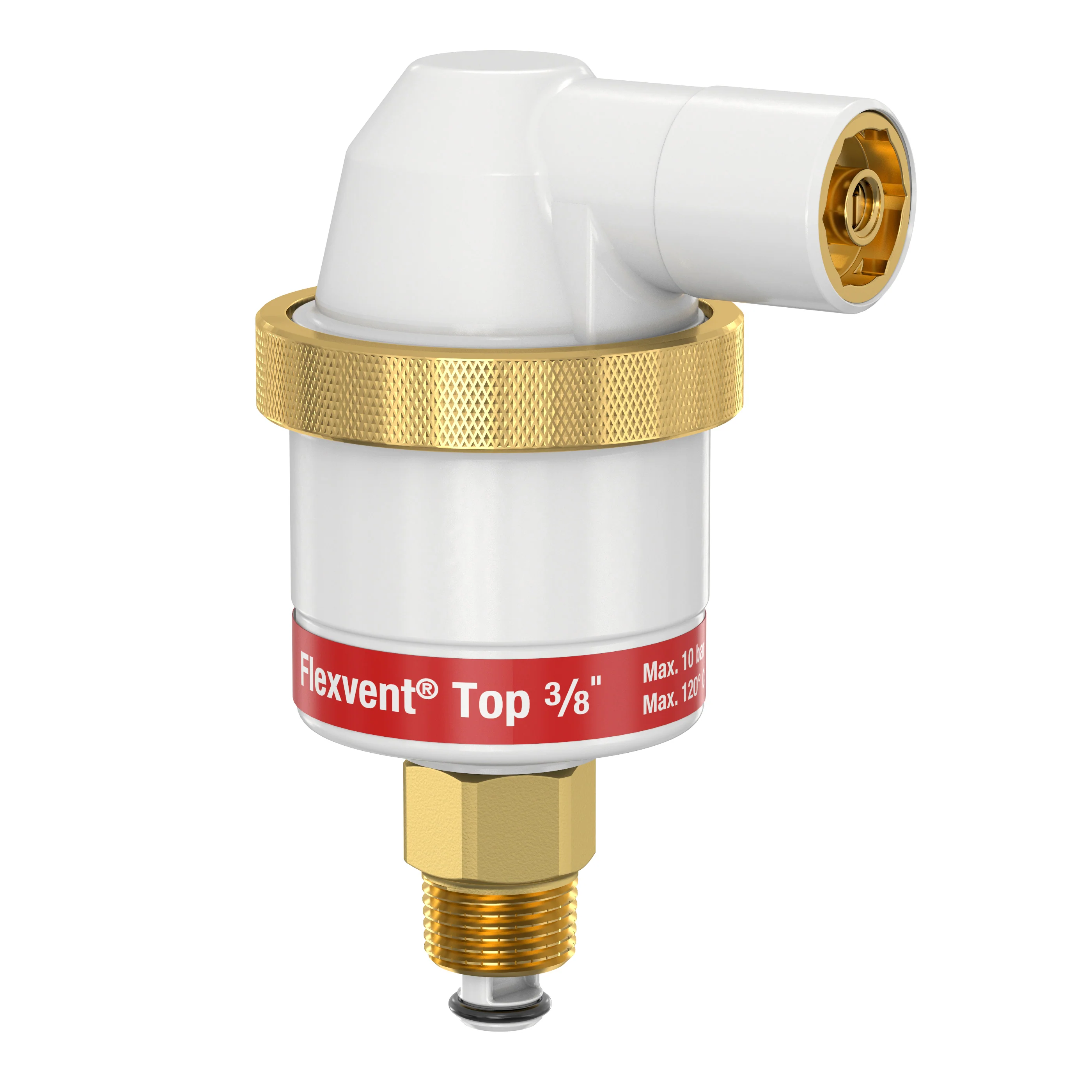 Flamco Flexvent Top air vent R 3/8" M white Automatic Floating Air Vent AAV