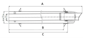Viessmann Std 1m horizontal flue kit (Reduced height flue elbow) 60/100 mm - Image 4