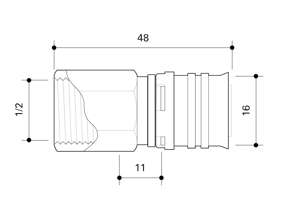 Fränkische Alpex-Duo XS Adapter with FT 16-Rp1/2 - Image 3