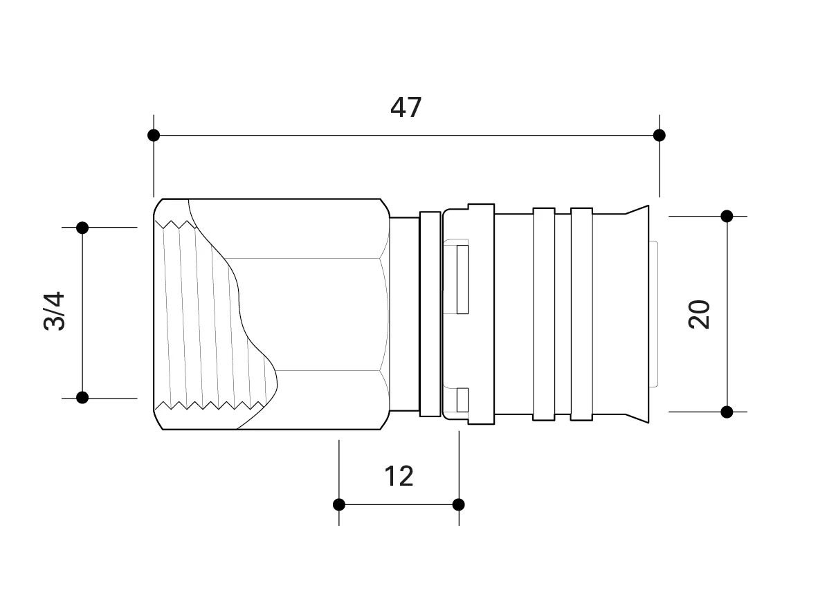 Fränkische Alpex-Duo XS Adapter with FT 20-Rp3/4 - Image 3