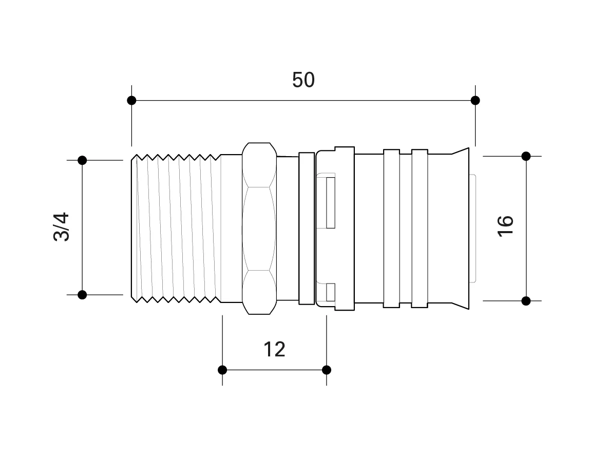 Fränkische Alpex-Duo XS Adapter with MT 16-R3/4 - Image 3