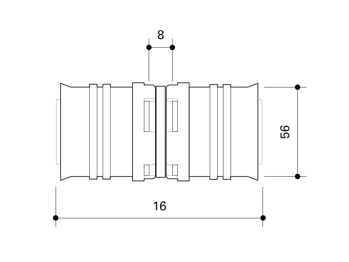 Fränkische Alpex-Duo XS Coupling PPSU 16-16 - Image 3
