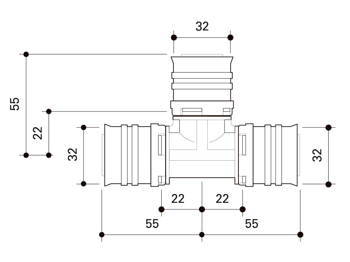 Fränkische Alpex-Duo XS Tee PPSU 32-32-32 - Image 3