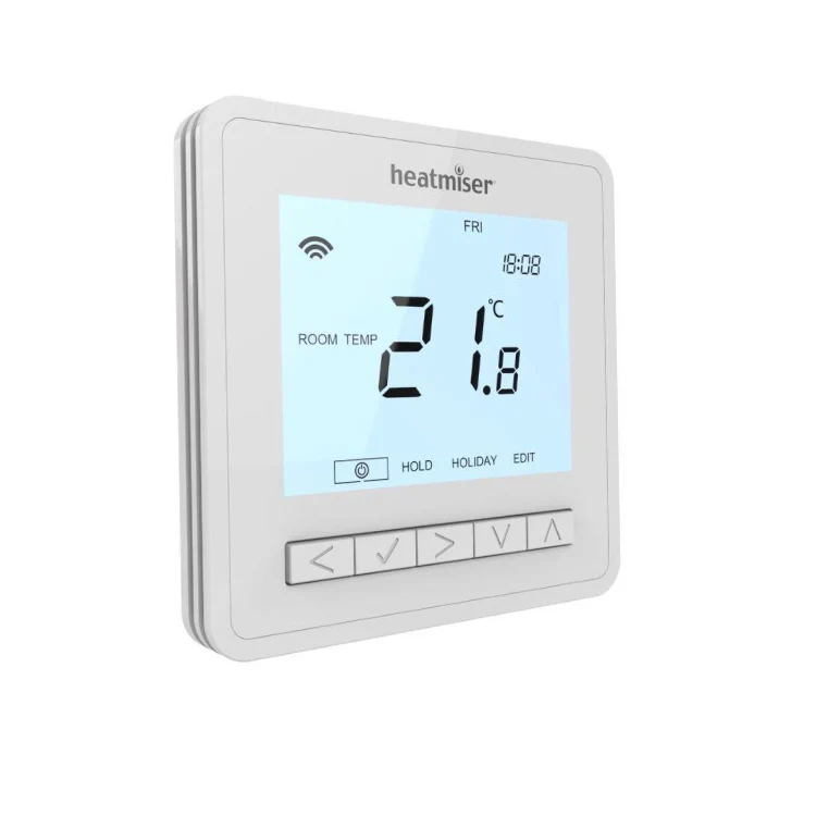Heatmiser neoAir v3 Wireless Smart Thermostat - Black / White / Silver - Image 3