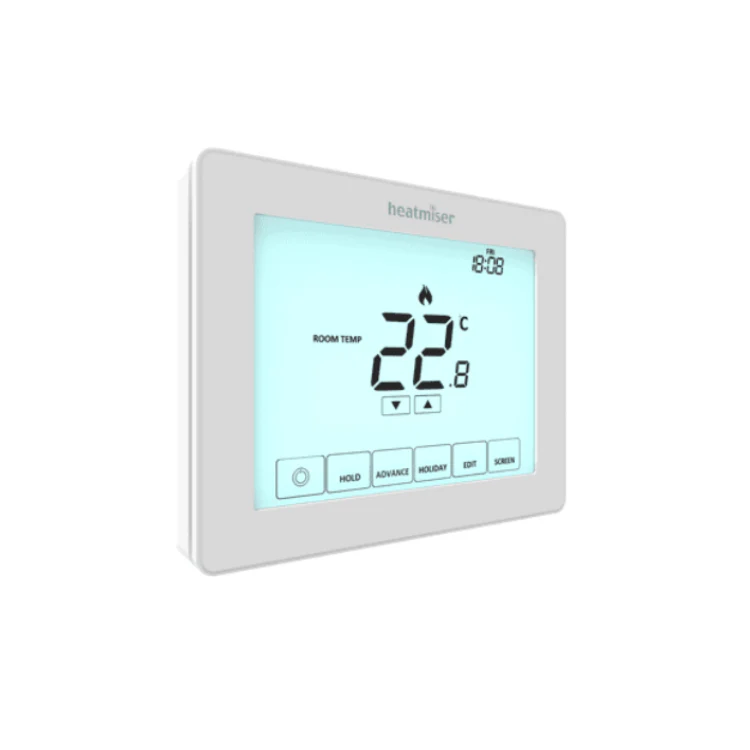 Heatmiser Touch Thermostat v2 - Black & White - Image 3
