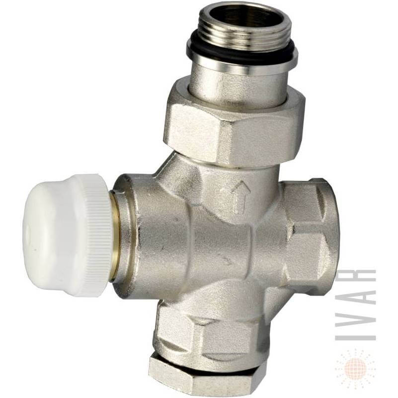 High Flow Valve 3/4" F x 1" M for Boiler Manifolds