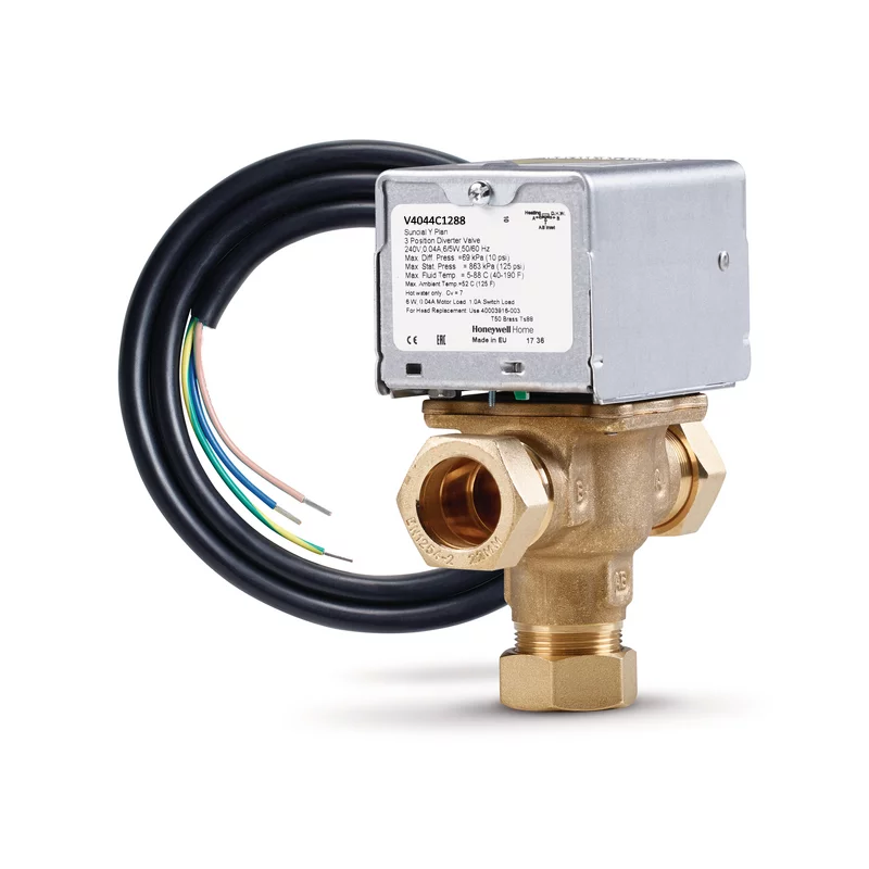 Honeywell Home V4044C1288 22mm 3 Port Diverter Valve