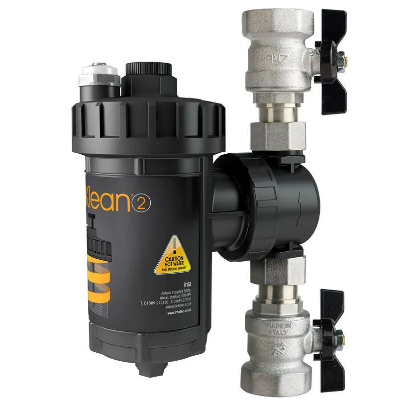 Intaklean 2 Magnetic Filter With Isolating Ball Valve