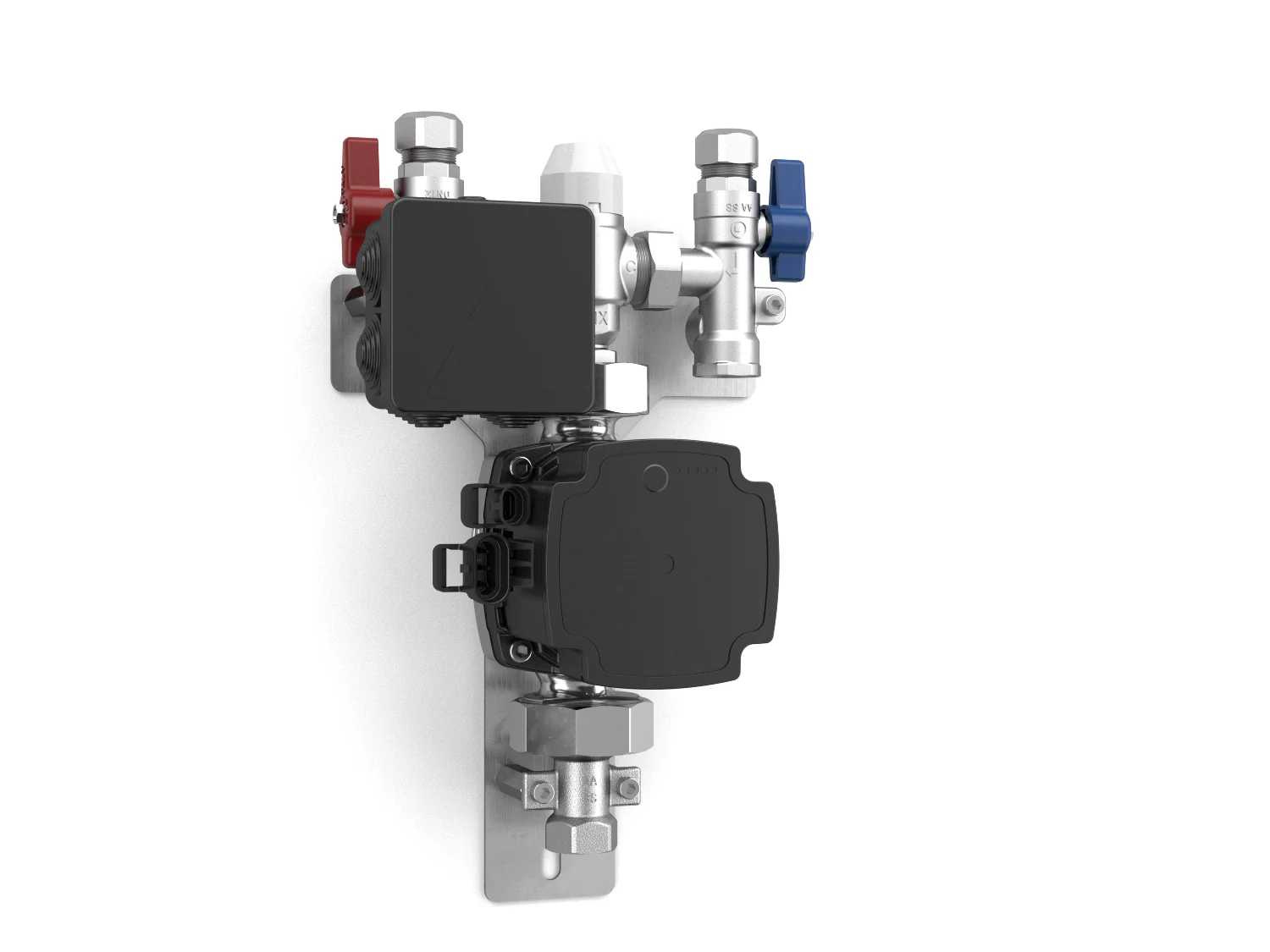 Inta Single Loop UFH Mixer Set with Thermal Shut-off - Small Area Pump Set / Pump Group - Image 3