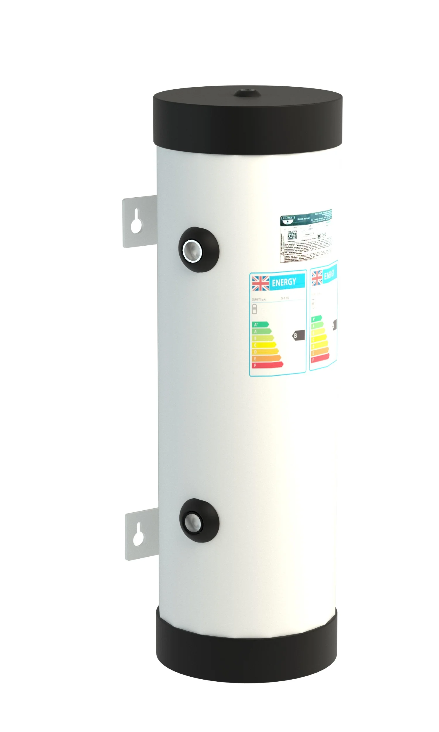 Zilmet Insulated Heat Pump Buffer / Volumiser - Wall or Floor Mounted - 25, 50, 80 & 100 liters