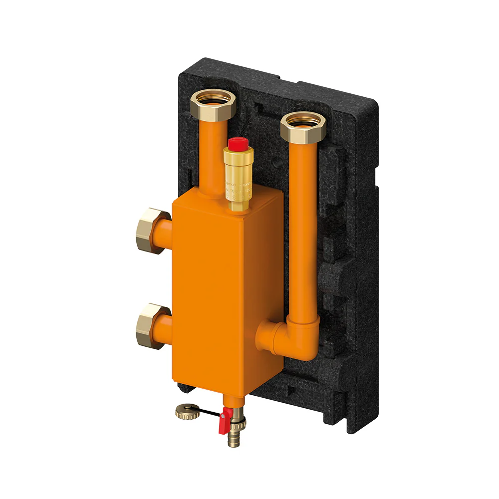 Flamco MEIFLOW S Boiler Guard (with Diverter) S DN 32 Orange M66393.31 Hydraulic Balancer / including air / gas separator, dirt, sludge and magnetite separator - Image 2
