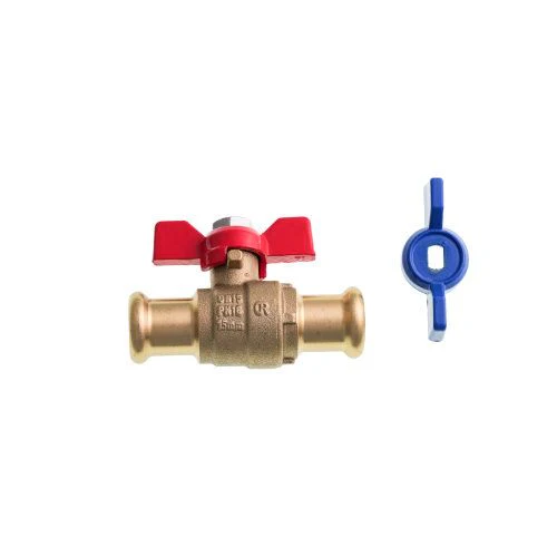 PrimaPress Pressfit 15mm Ball Valve Butterfly handle