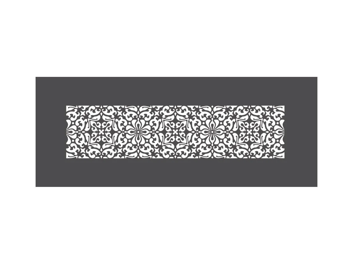 profi-air design grill FLORA, anthrazit 350x130mm