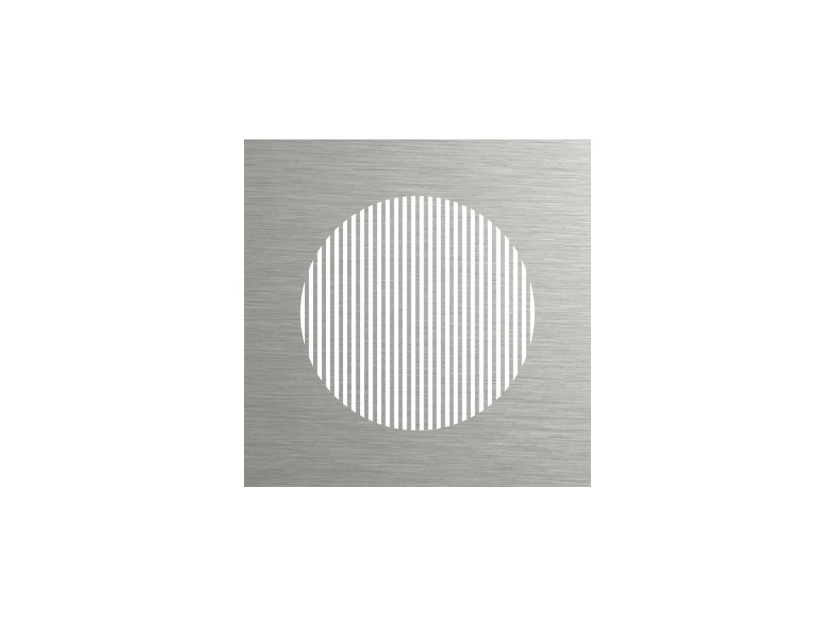 profi-air design grill LINE compact, s-steel 160x160mm