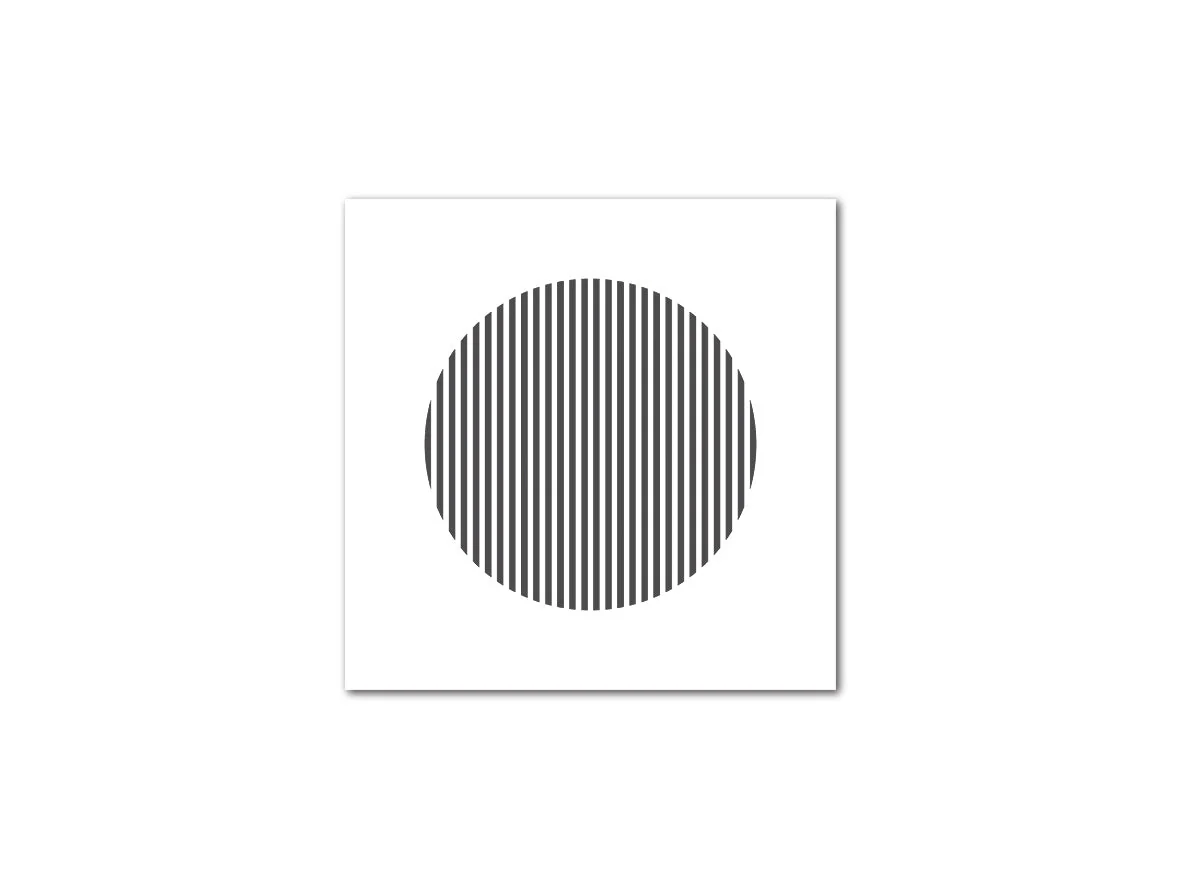 profi-air design grill LINE compact, white 160x160mm
