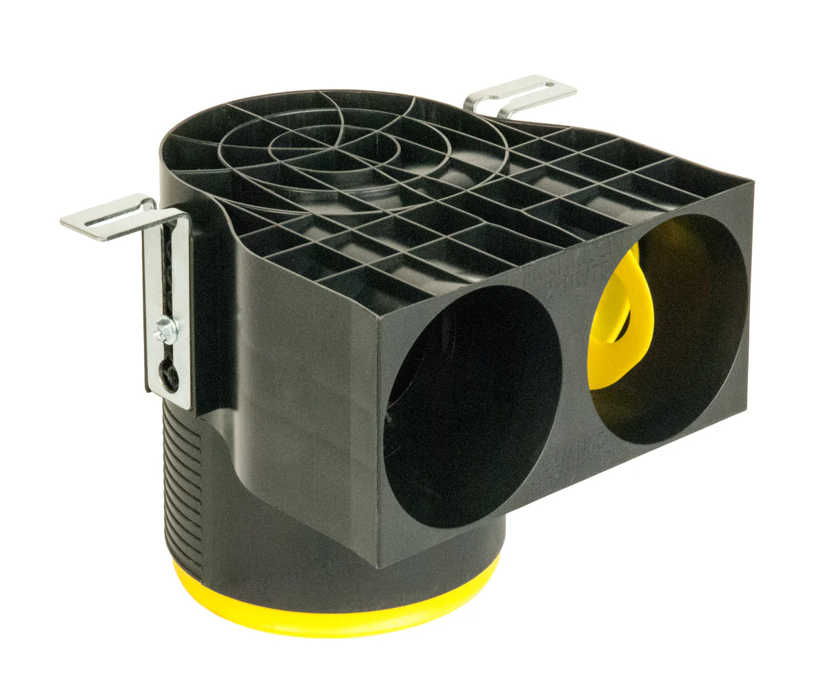 profi-air outlet plus90° short DN125  –  2 x NW 90