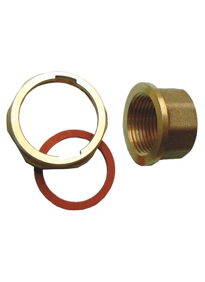 Female x Female Brass Pump union - standard - 1 1/2" x 1" BSP