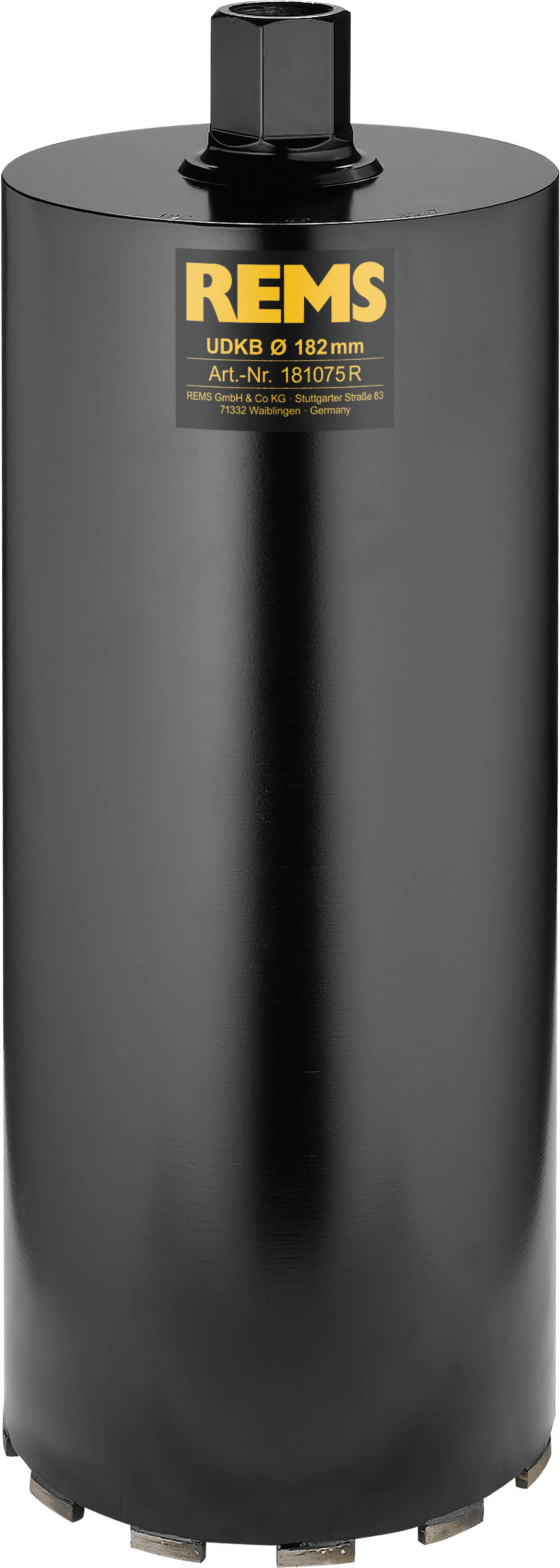 REMS Diamond Core  –  UDKB 182 mm  x 420 mm x UNC 1 1/4