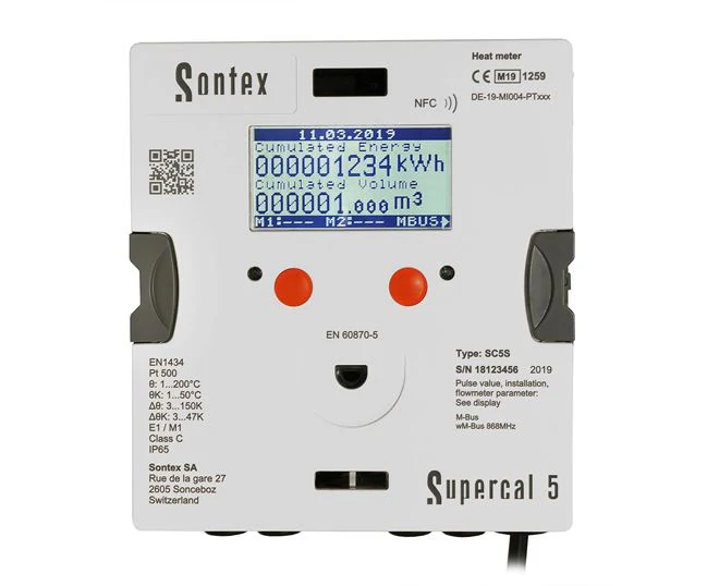 Sontex Supercal 5s - Thermal Energy Heat Meters - Image 3