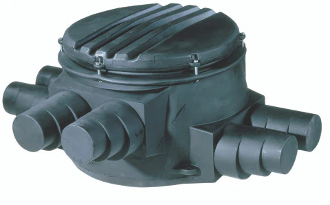 Uponor Ecoflex chamber with lid - For connecting the casing pipe - Image 4
