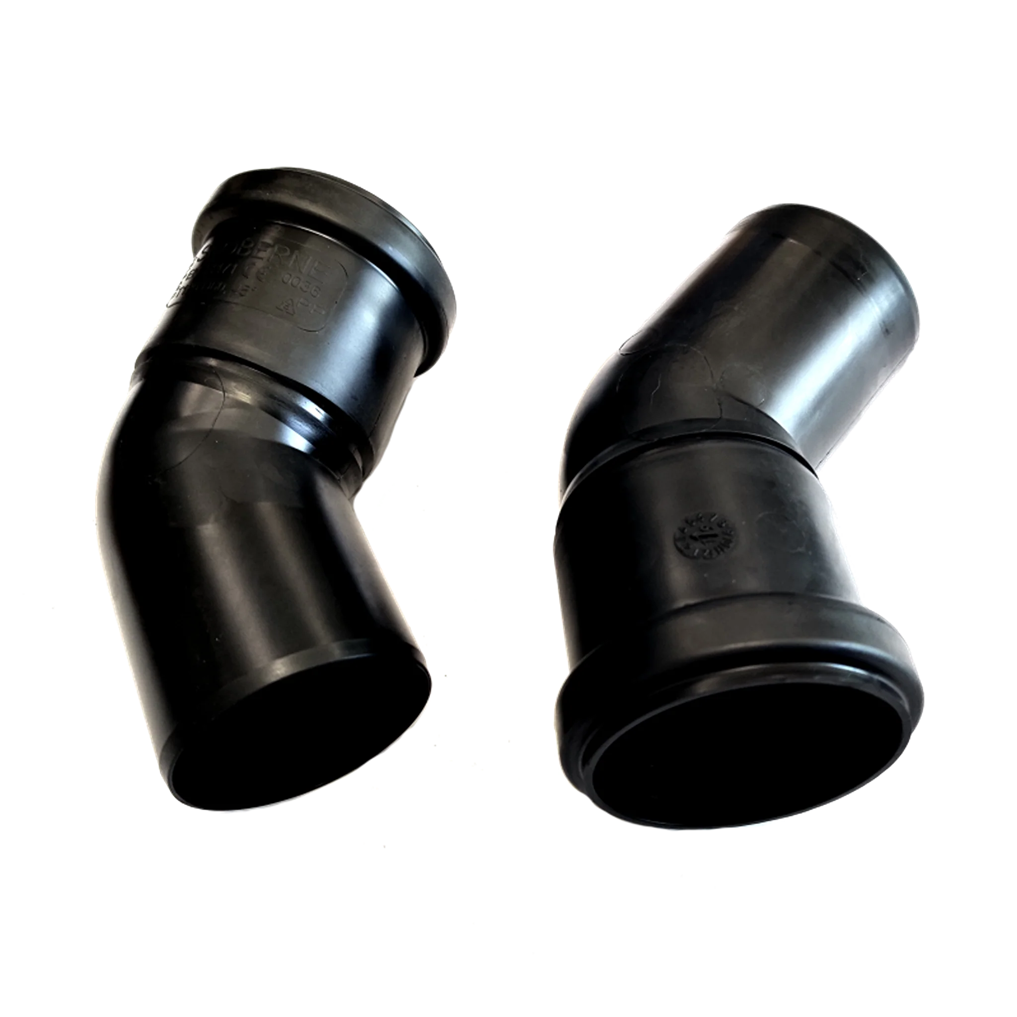 Viessmann Flue bend 45° (pair black) 60 mm
