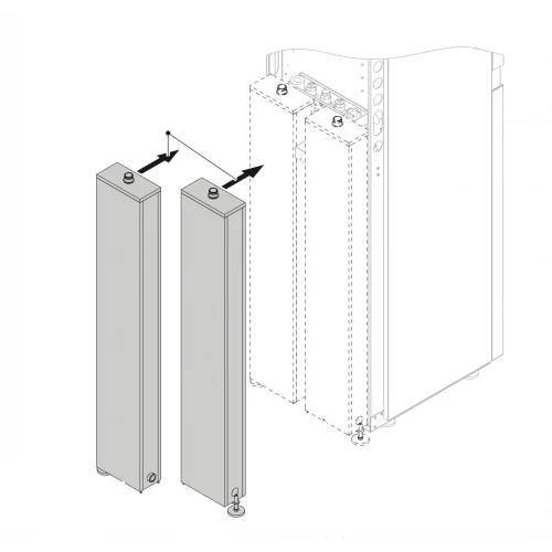 Viessmann Vitocal 222-A Vitocell 100-E SVPA heating buffer vessel 40 litre- installed behind Vitocal 222-A for Indoor Unit - ZK03801 - Image 2
