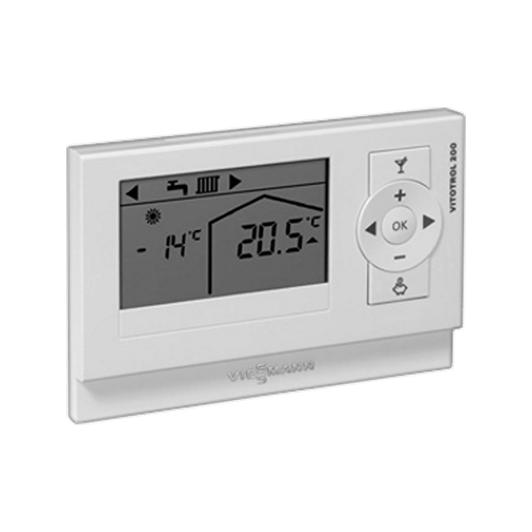 Viessmann Vitotrol 200A remote control with LCD display for 1 heating circuit (only with Vitotronic 200)