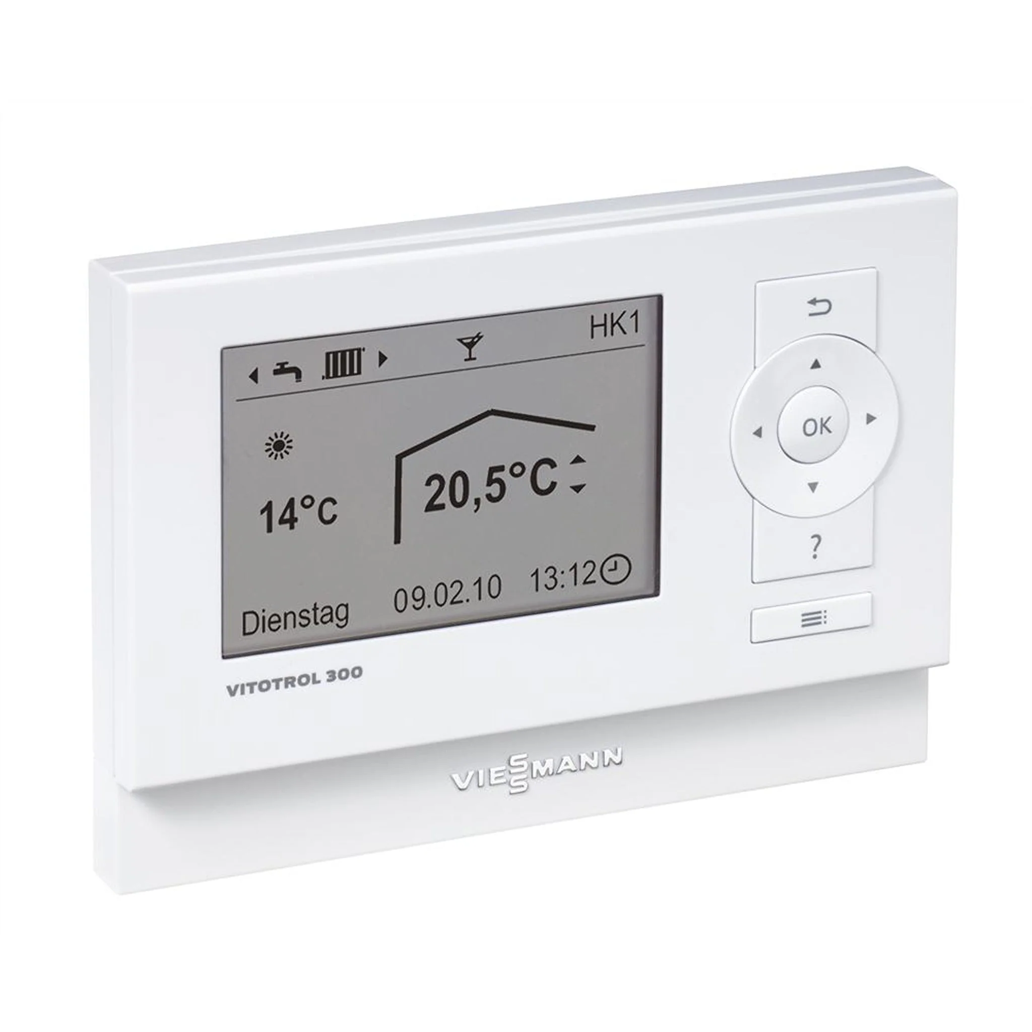 Viessmann Vitotrol 300A remote control with LCD display for up to 3 heating circuits (in conjunction with weather compensation Vitotronic 200)