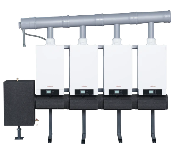 Viessmann Vitodens 200 B2HA 4 x 60kW in Series