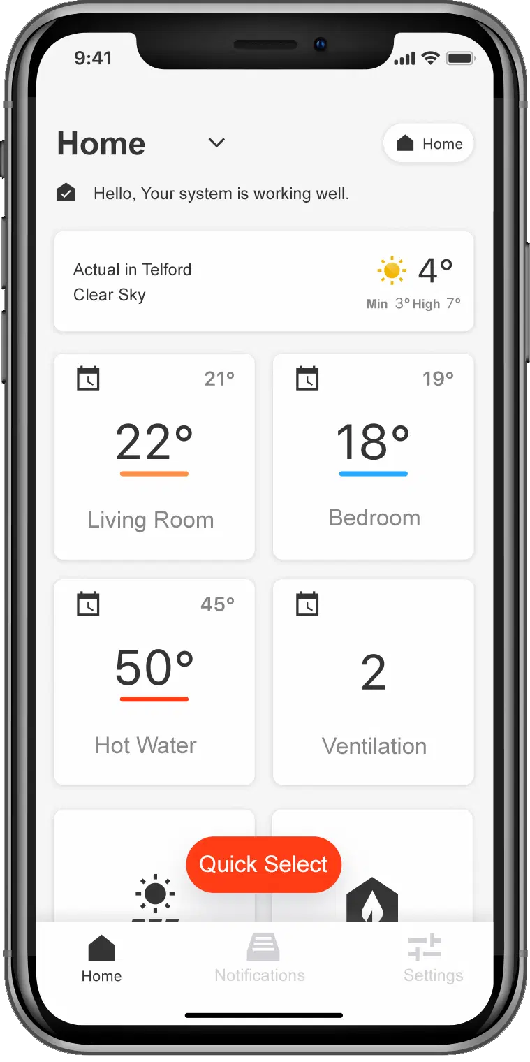 Viessmann Vitodens 200-W B2KH: Combi 7" colour touch screen and outdoor sensor 30kW (7995316) - Image 4
